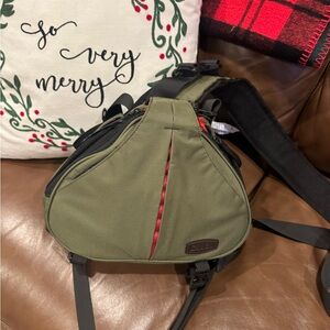 Green Sling Bag for Men camera bag